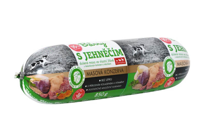 Obrázek BARRY s jehněčím pro psy - konzerva 850g Obrazek BARRY s jehněčím pro psy - konzerva 850g