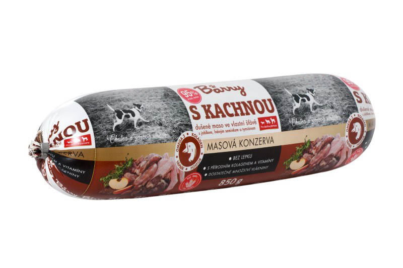Obrázek BARRY s kachnou pro psy - konzerva 850g Obrazek BARRY s kachnou pro psy - konzerva 850g