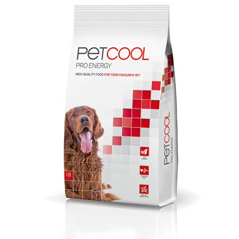Obrázek Granule pro aktivní dospělé psy - 18kg, PetCool PRO ENERGY Obrazek Granule pro aktivní dospělé psy - 18kg, PetCool PRO ENERGY